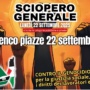 Sciopero generale: Elenco delle piazze 22 settembre