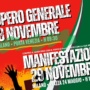 SCIOPERO GENERALE – 28 Novembre, MANIFESTAZIONE in solidarietà del popolo palestinese – 29 Novembre